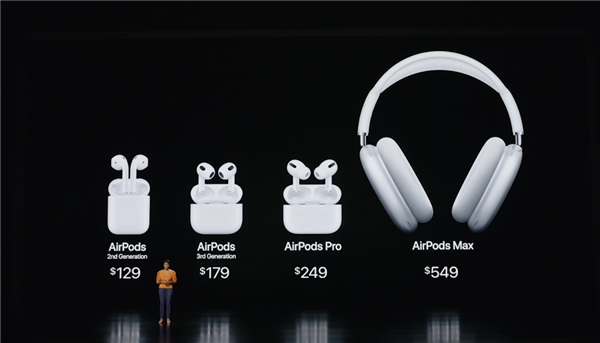 苹果发布AirPods 3无线耳机：全新驱动单元、充电5分钟能用1小时